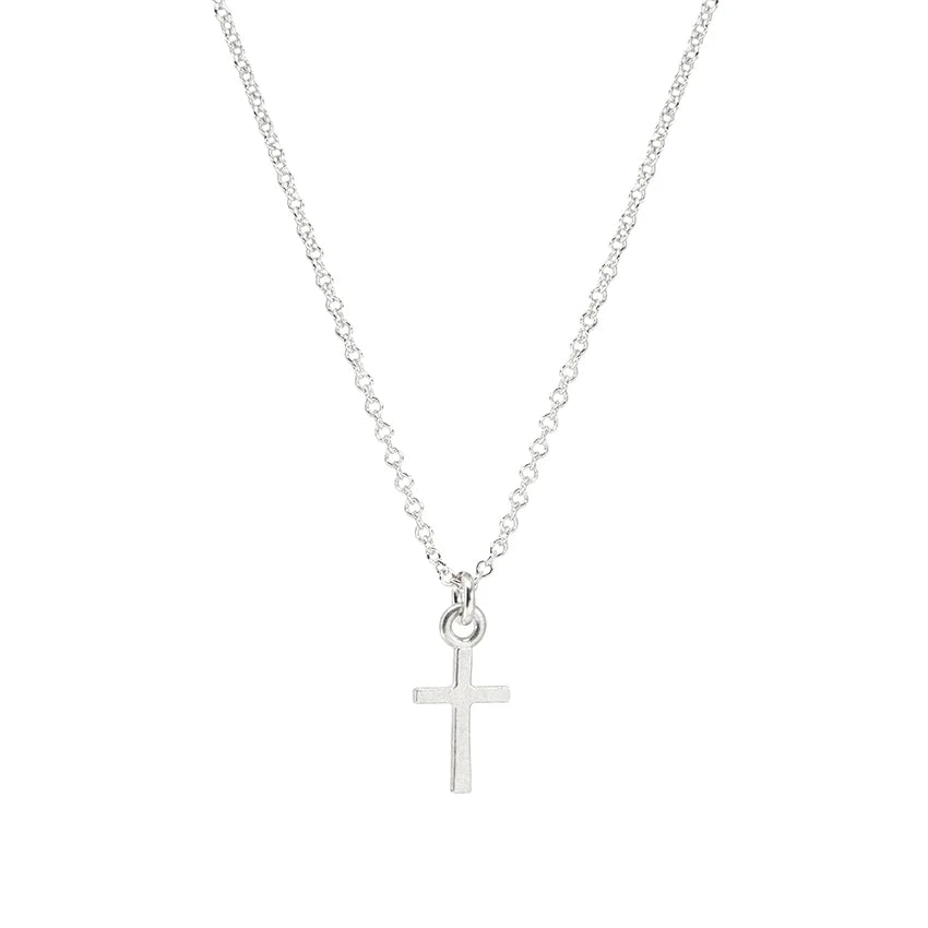 Wholesale Custom 925 Sterling Silver Fashion Jewelry Necklaces Women Accessories Cross Pendant  Necklace for Women