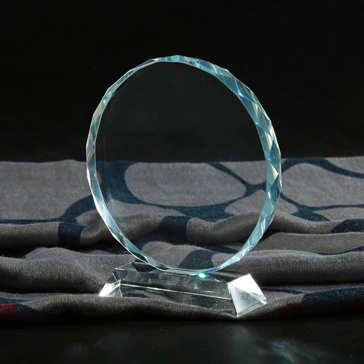 Pujiang Factory Wholesale K9 Blank Crystal Award Glass Trophy Custom 3d Laser Engraved Crystal Trophy Award