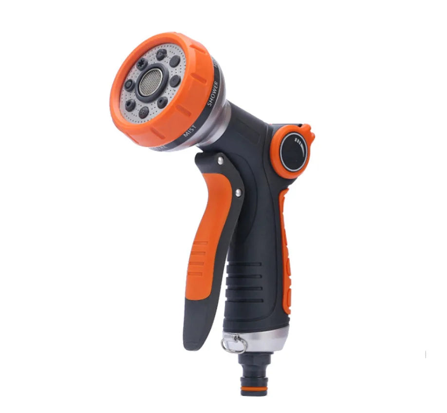 New 8 Models Garden Water Gun Hose Nozzle Garden Watering Car Wash High Pressure Sprayer Plant Watering Garden Irrigation Tool