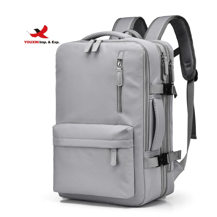Business 15.6 Inch Waterproof Oxford Women's Expandable Travel School USB Laptop Bags Backpack for Men
