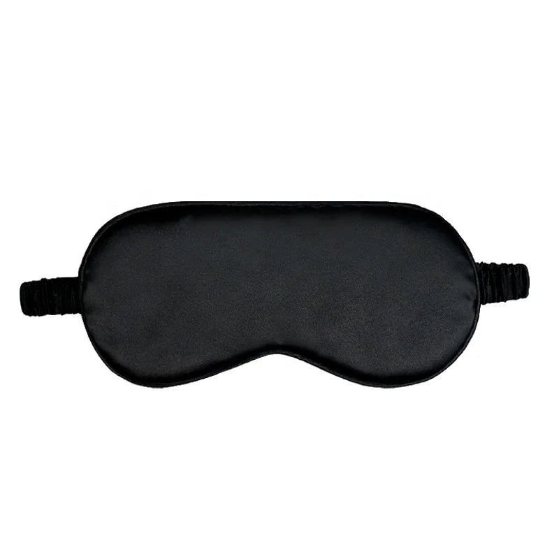 High Quality Unisex Super Smooth Blindfold Silk Satin Sleeping Eye Mask With Elastic Strap for Sleep