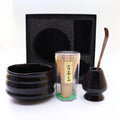 Bambus Eco-Friendly Classic Bamboo Whisk Tool Set Custom Logo Premium Matcha Set Gift Box with Ceramic Bowl