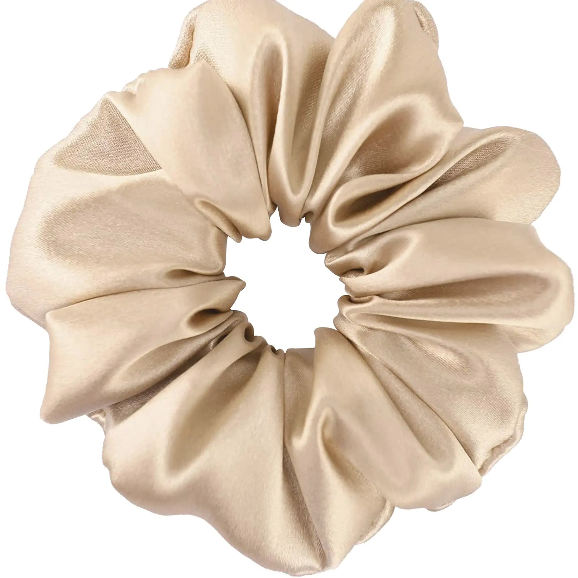 6cm 100% Silk Scrunchies Pure Silk Scrunchies -Hair Tie Silk Ponytail Holder Elastics No Crease Gentle Soft Hair Scrunchies