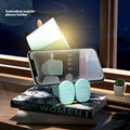 For Astronaut Magnetic LED Night Light with Mini Robot Battery Book Mini Desktop Building Block Decoration LED Atmosphere Light