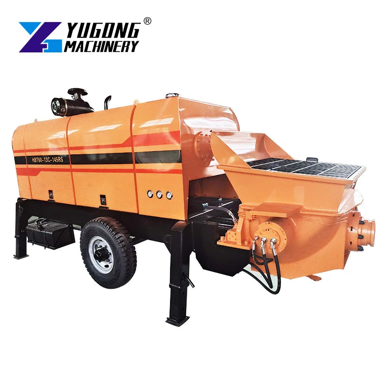 Versatile Concrete Transfer Pump Horizontal Vertical Switch Easy