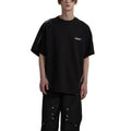 2026 Custom Metal Mark T Shirt  Short Sleeve Crew Neck Splicing Men Oversize T Shirts