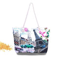 Oversized Lightweight Beach Tote Shoulder Bag Sublimation Printed Beach Bags Women Summer Beach Bags Custom logo