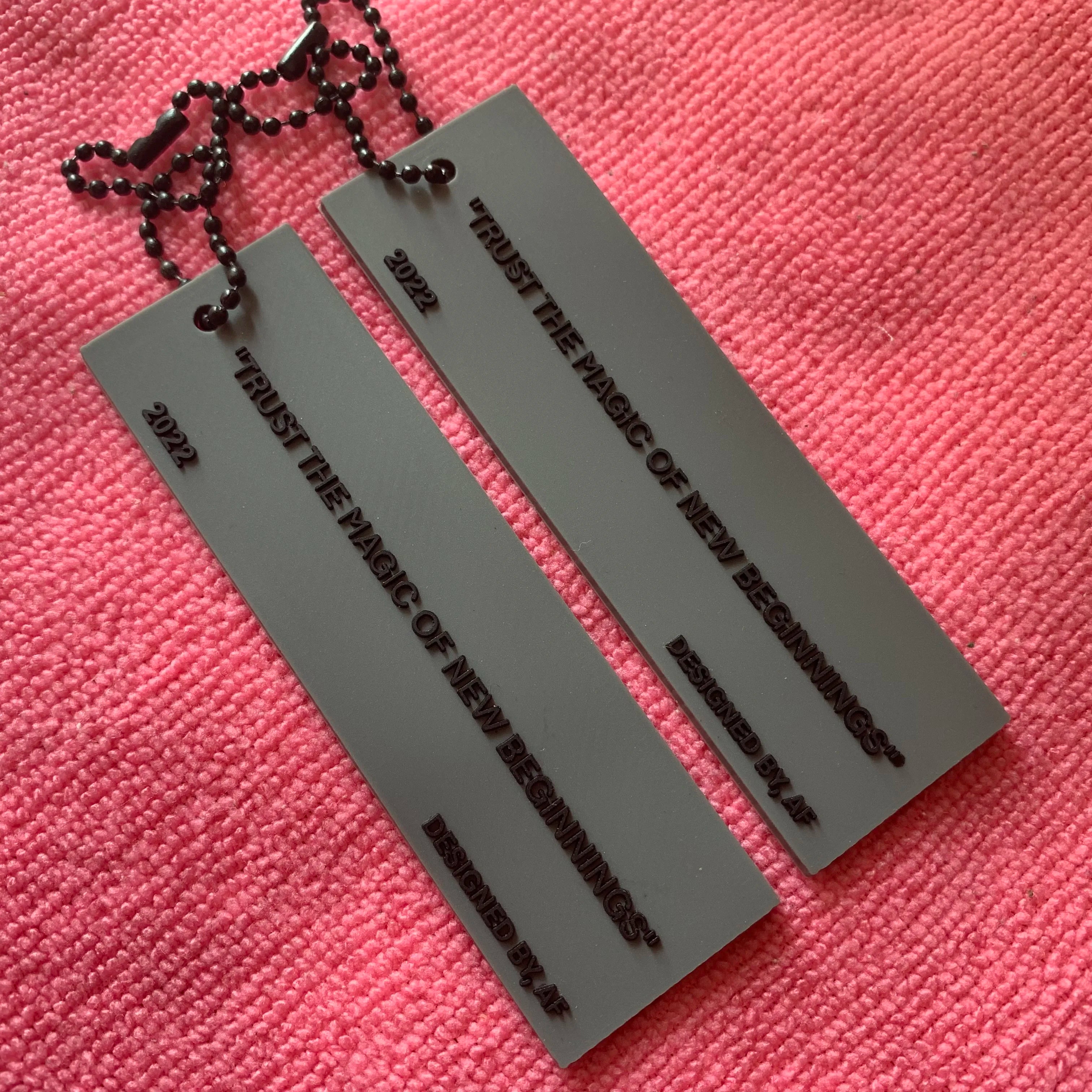 Custom Eco-Friendly Silicone Rubber Tag for ClothingWaterproof 3D Name Logo Soft PVC Rubber Hangtag