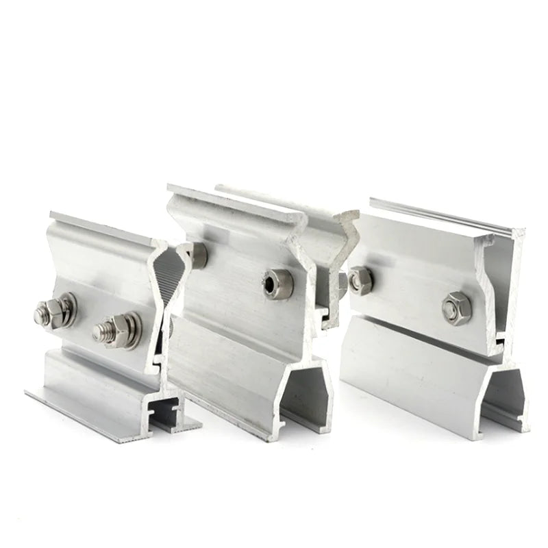 Complete off Grid Solar Panel Kit Solar Panel Universal Mounting Clamps for Metal Roof Solar Mounting Rails