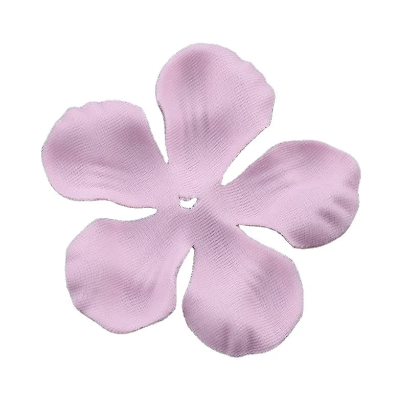 Factory Price 6.2cm Artificial Flower Petals for Wedding Decoration Silk Fabric Petal for Diy