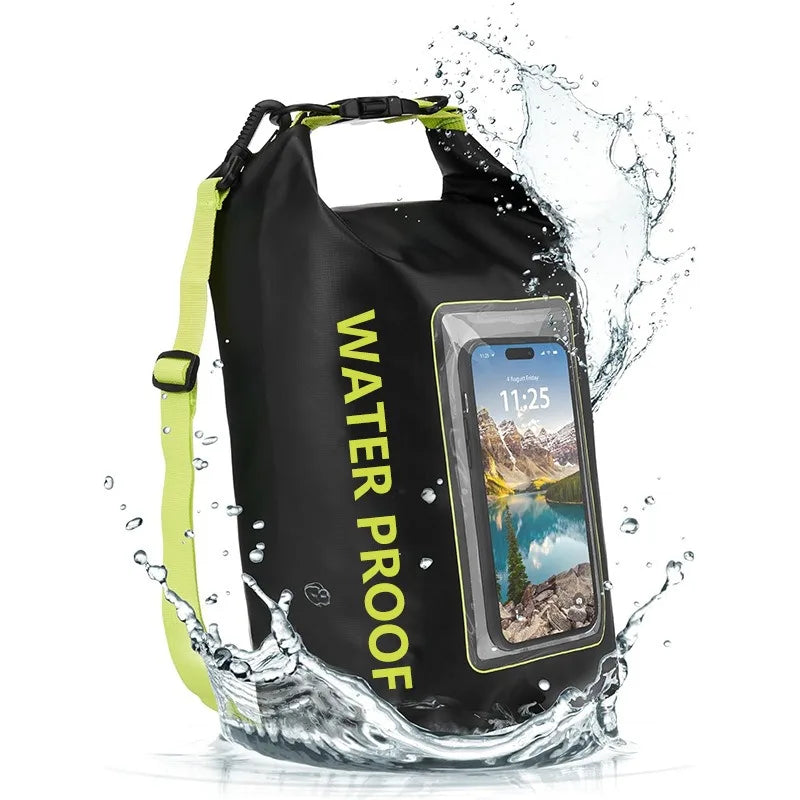 Sinodiving Purple Waterproof Phone Bag High Quality PVC TPU Shoulder Beach Window Swim & Dive Bag