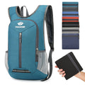 Custom Logo Large Capacity Lightweight Foldable Outdoor Travel Hiking Backpack Multifunction Folding Leisure Bag Polyester for
