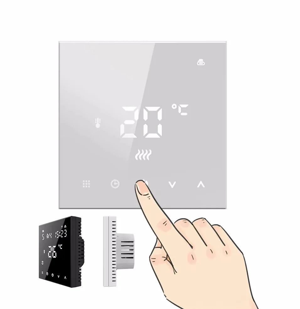 XZJ EU Tuya Zigbee Water/Gas Bolier Floor Heating Systems Water Heating Thermostat Wifi Smart