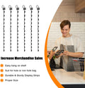 Hookei Supermarket Retail Hanging Display Metal s with 12 Hooks