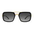 Stock High Quality Fashion Metal Frame Caz Brands Design HD Polarized Acetate Men's Sunglasses