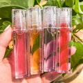 Organic Private Label Lip Gloss Long-Lasting Moisturizing Fruit Flavored Cosmetic Jelly Liquid Lipstick Makeup Wholesale