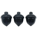 HZ natural gemstone Stone Hazelnut Ornaments Black Obsidian Pine Nuts Carved Home Decoration Crystal Crafts for Christmas