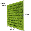 Large Outdoor Breathable Felt Grow Bag for Herbs Vegetables & Flowers Vertical Hanging Planter for Garden or Home Use