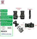 High Quality Whistle Plastic Buckle Bag Accessories Outdoor and First Aid Situations