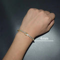 Fine Jewelry for Ladies 5mm Iced Out VVS Moissanite Diamond Tennis Chain Necklace Customized Wholesale Prices