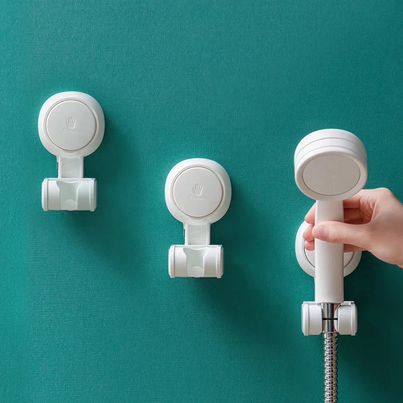 TAILI Durable Two-Angle Bathroom Accessories Waterproof Shower Head Holder with Suction Hook for Bathroom
