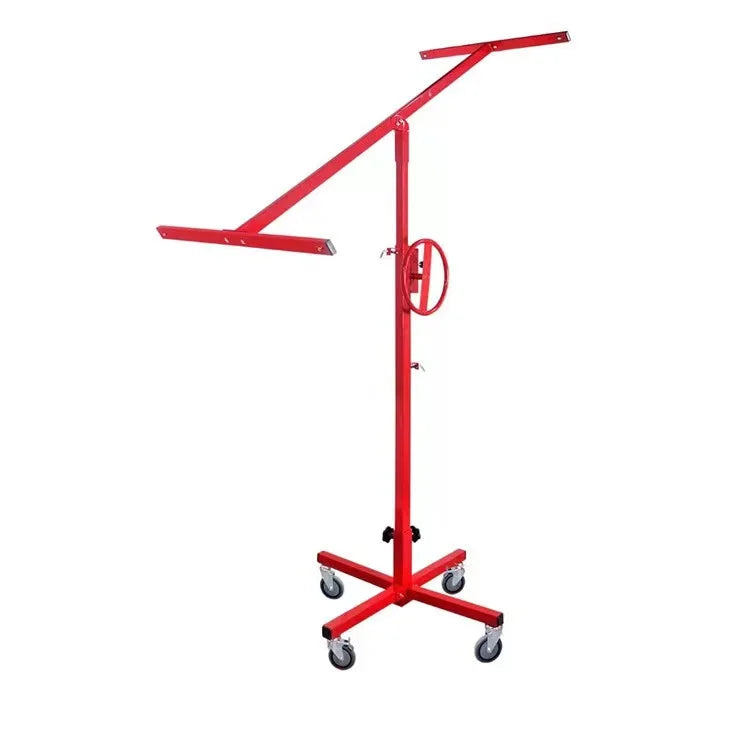 Iron Drywall Lifter Rolling Version Construction Roller Lockable Tool Drywall Plate Lift and Panel Hoist