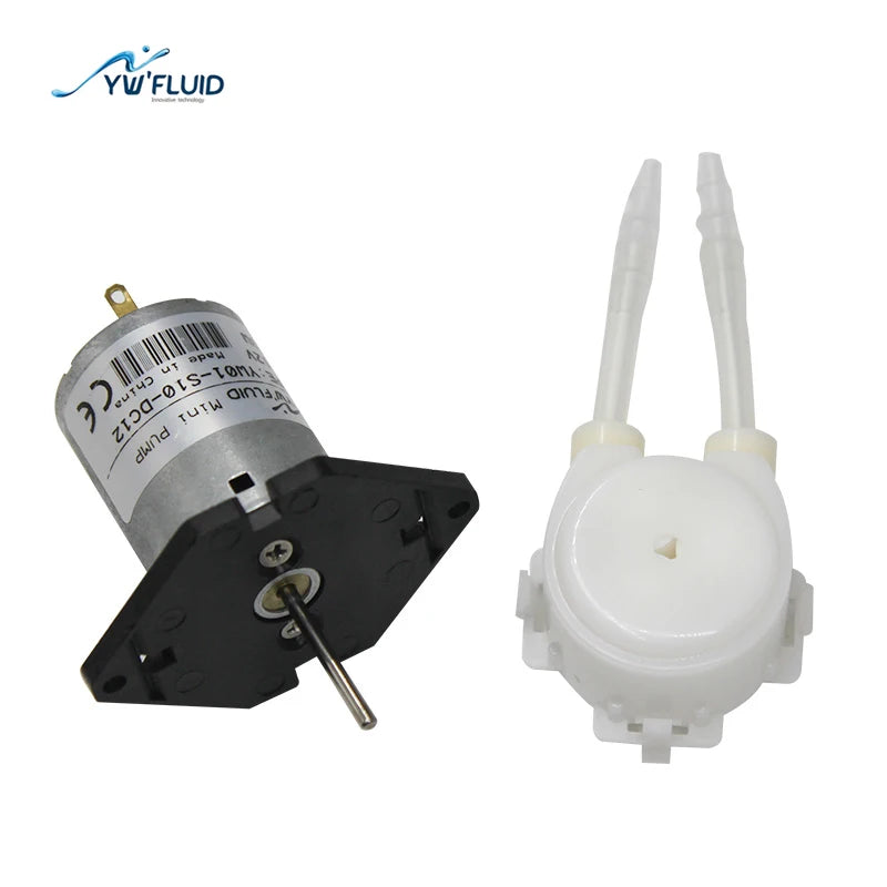 YW01-DC-12V/24V Large Flow 130ml/min Peristaltic Pump Corrosion Resistant Peristaltic Metering Pump