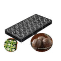 Multi-specification Starry Sky Half Round Chocolate Mold PC Solid Half Shape Pudding Cake Molds