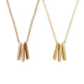 Wholesale Cheap 18k Gold Roman Yellow Engagement Pendant Necklace with Diamonds