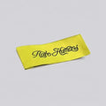 High End Customized Polyester Clothing Labels Wholesale High-Density Woven Neck Labels Eco-Friendly Recyclable for Shoes & Bags
