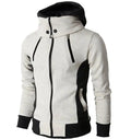 Men Zipper Tops With Hooded Sports Cardigan Casual Men's Slim Fitting Sweatshirt Winter Hoodie