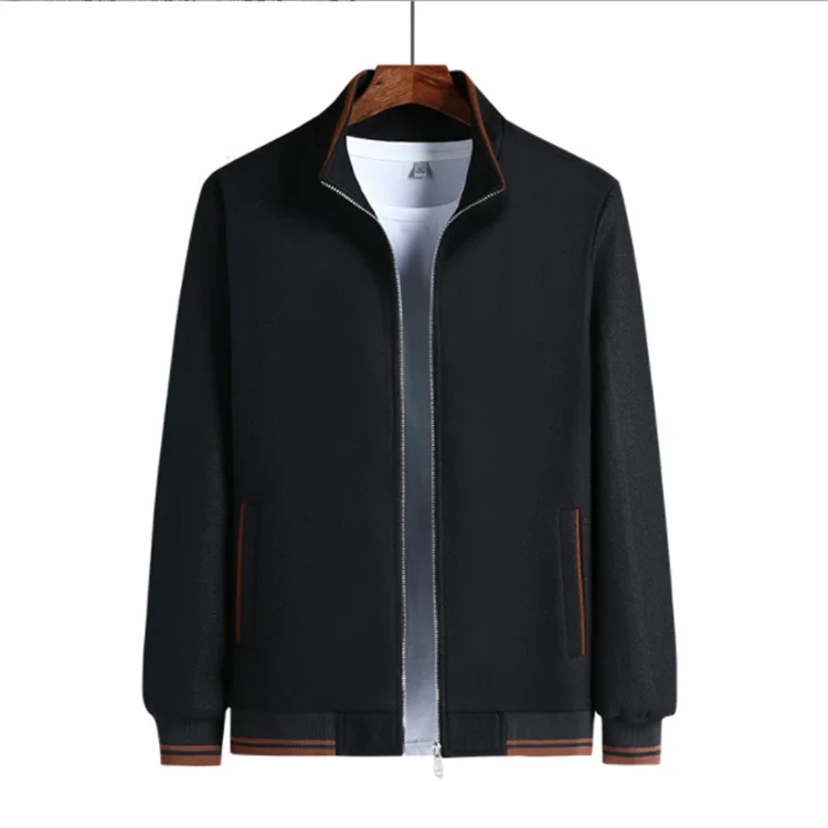 Business Casual Middle-aged Dad Slim Stand-up Collar Jacket