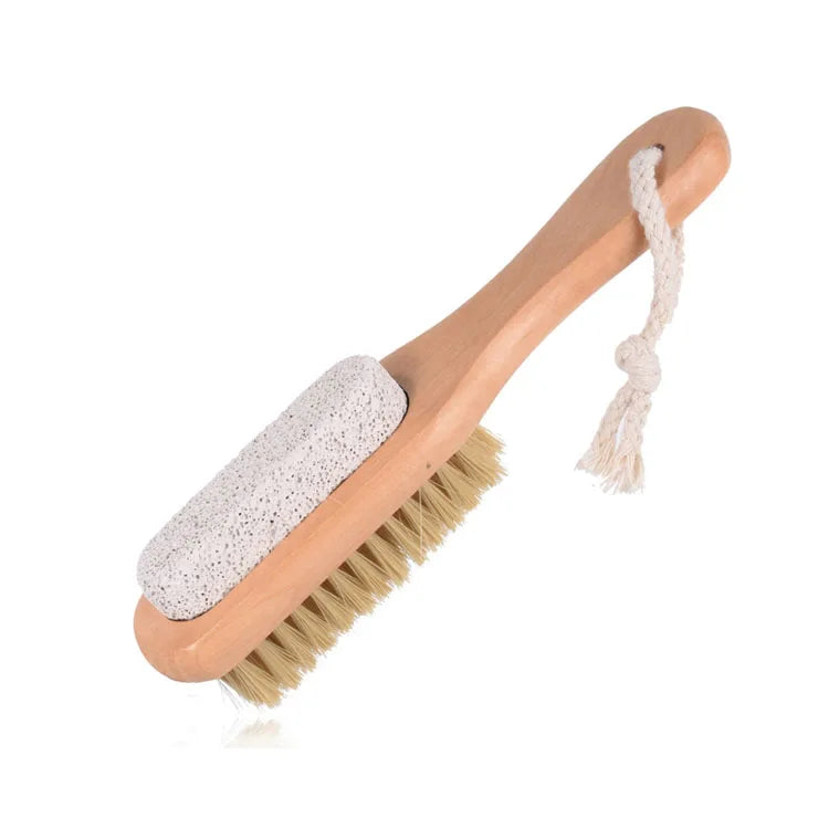 Hot Selling 2 in 1 Foot Massage Cleaning Brush with Pumice
