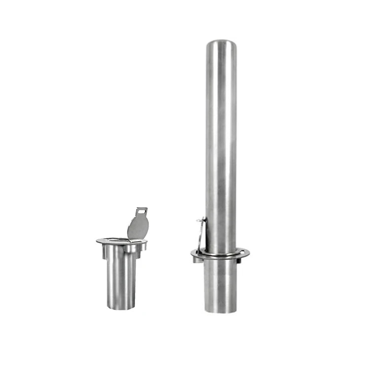 Outdoor Lockable Post Metal Stainless Steel Removable Parking Bollards Traffic Flexible for Footpath Safety