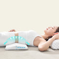 Factory Custom Triangle Wedge Bolster Back Pain Relief Memory Foam Lumbar Support Pillow for Bed