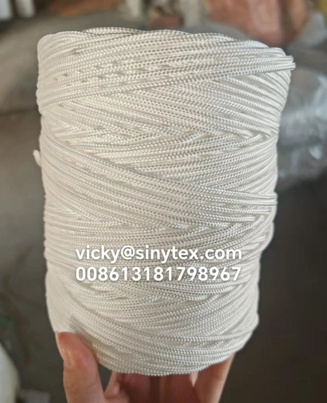 Polyester Rope Recoil Nylon Starter Rope Pull Cord  Garden Tool Parts Chainsaw Braided Rope