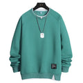 Streetwear Mens Casual Sweatshirts Harajuku Solid Color Fashion Male O-Neck Sweatshirt Hip Hop Hoodies