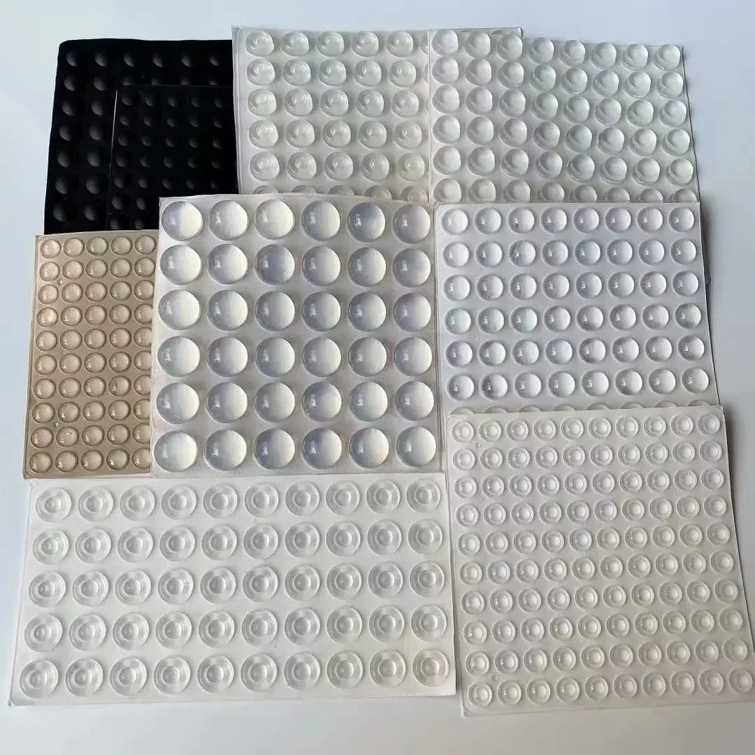 Clear Sound Dampening Cabinet Door Bumper Silicone Rubber Feet for Cabinet Doors Clear Soft Close Drawer Cabinet Door Bumper