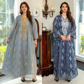 Luxury Fashionable Front Open Polyester Abaya for Adults Traditional Muslim Clothing Abaya Accept Customization