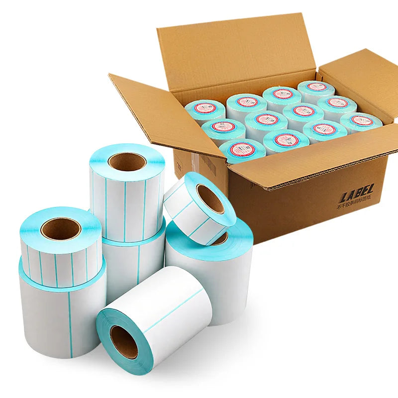 LTLL Custom Direct Thermal Printer Labels Rolls 20mm 50mm Self-Adhesive Heat Sensitive for Shipping Supermarket Promotion Free