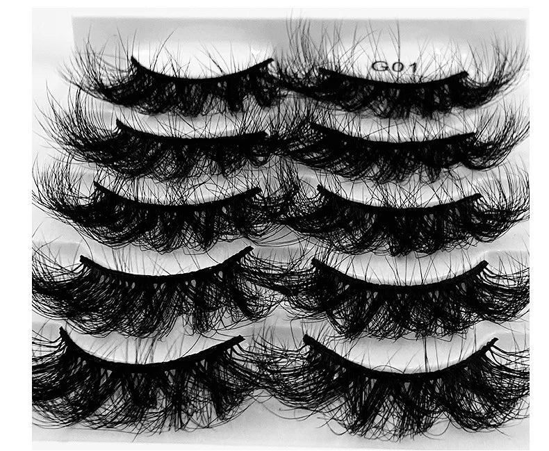 3D 25mm Fluffy Eyelash Lash Full Strip Eyelashes Lash Strips Vendors