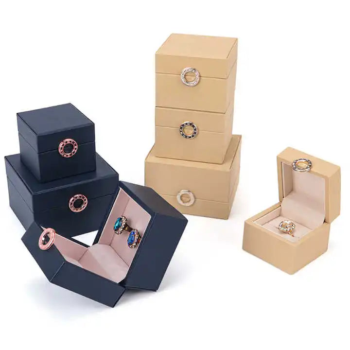 Wholesale Simple High End Luxury Jewelry Box Sublimation Packaging Box Hinge Necklace Manufacturer Blanks Without Logo