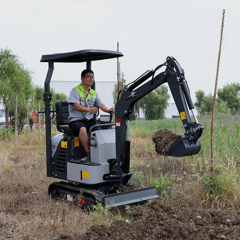 Free Shipping 2024 Cheap Mini  Excavator 1Ton 1.5Ton 1.8Ton 2.0 Ton Digger With Chinese Brand Famous Engine