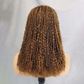 Wholesale 250% Glueless Raw Virgin Human Hair Wig 4/30 Colored 13x4 Transparent Lace Frontal Long 12A Small Chopstick Roll