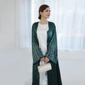 Loriya 2026 Hand Made Pearls Satin Luxury Abaya Dubai Modest Dresses New Islamic Clothing Abayas for Women Muslim