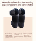 Hot Selling Wireless Heated PU Leather Knee Brace Wrap Leg Massager Stress Relief Vibration 4000mAh Battery Timing Massage