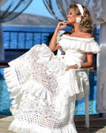 Haute Guipure Designer Guipure Lace Crotchless Fabric