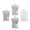 Charms Calculator Counter 23x13mm Handmade Making FitVintage Tibetan Silver Color PendantsDIY for Bracelet Necklace