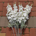 Wholesale Cheap Silk Flowers White Delphinium Real Touch Delphinium Artificial Flower
