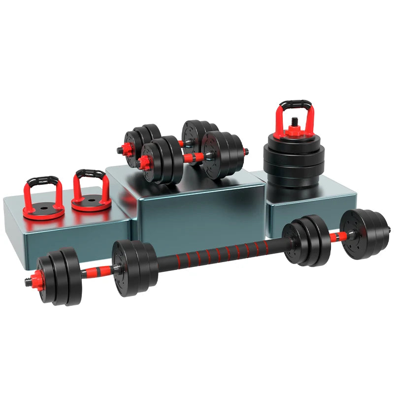 Fitness Equipment Lifting Free Cement Exercise Kettlebell Colored Dumbbells Set Weights Adjustable Dumbbells 90lb